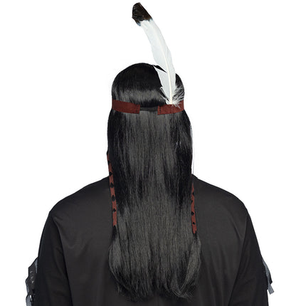 Boland Indianen pruik Takoda