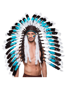 Boland Indianen tooi Snow wolf groot