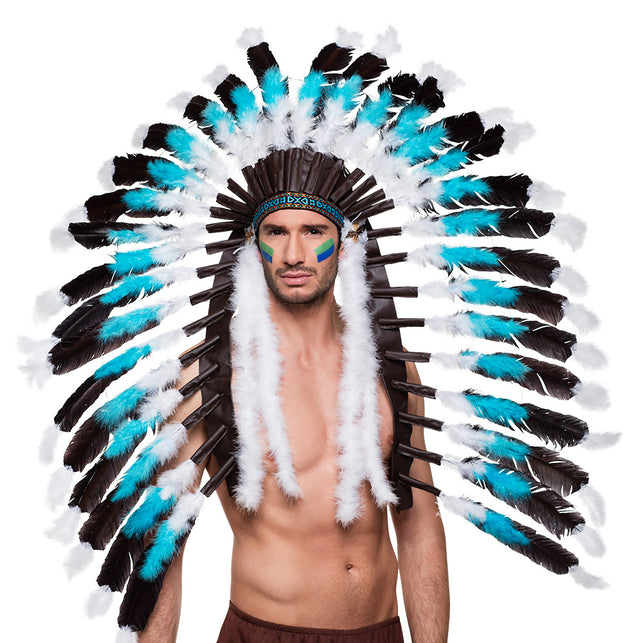 Boland Indianen tooi Snow wolf groot