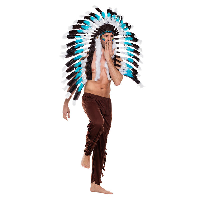 Boland Indianen tooi Snow wolf groot