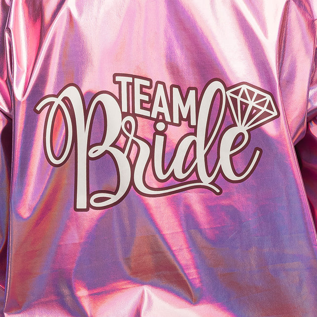 Boland Jasje 'Team bride' roze met pailletten