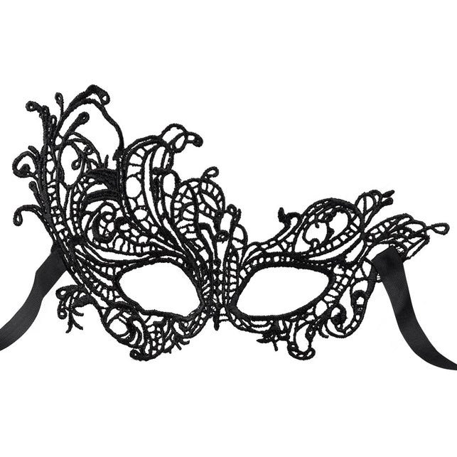 Boland Kanten masker Masquerade zwart
