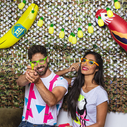 Boland Karakterbril neon groen festival