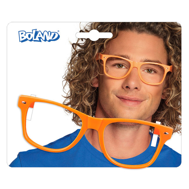 Boland Karakterbril neon oranje festival