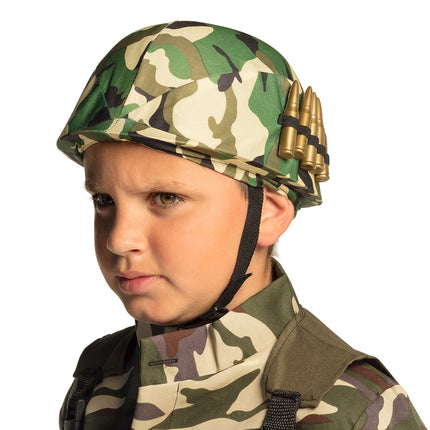 Boland Kinderhelm Militair leger camouflage