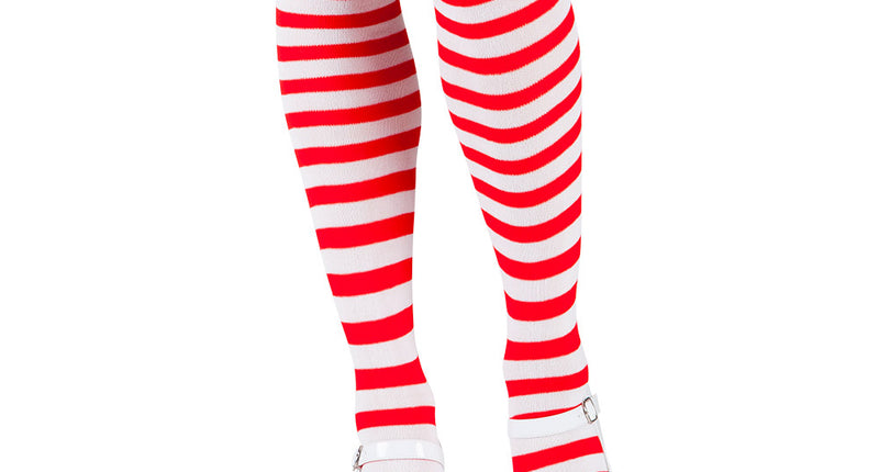 Boland Kniekousen rood wit gestreept Isa