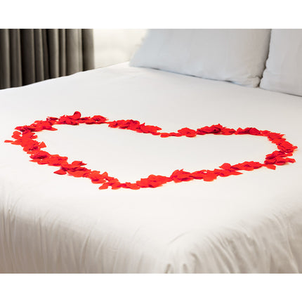 Boland Koker rozenblaadjes rood