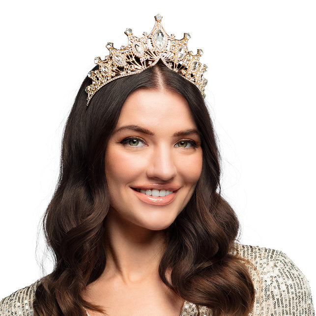 Boland Koningin metalen tiara Royal Lady