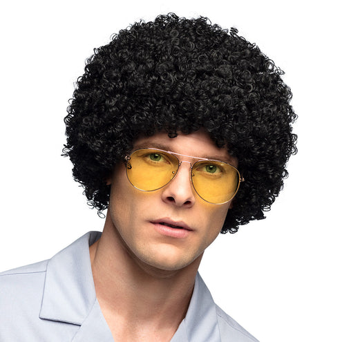 Boland Krullen pruik Ricardo zwart