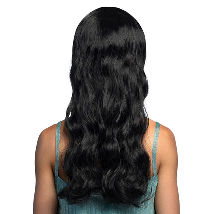 Boland Lange zwarte pruik Ocean