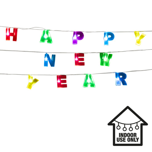 Boland LED lichtsnoer 'Happy new year'
