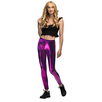 Boland Legging Metallic paars