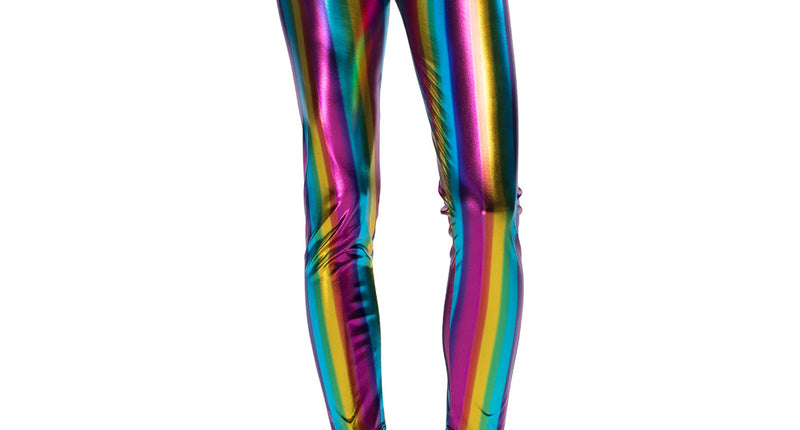 Boland Legging Metallic regenboog