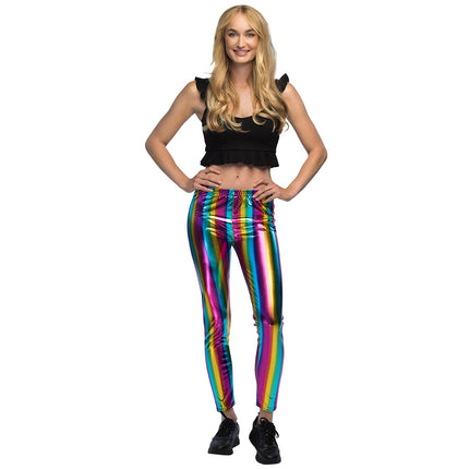 Boland Legging Metallic regenboog