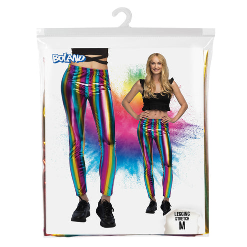 Boland Legging Metallic regenboog