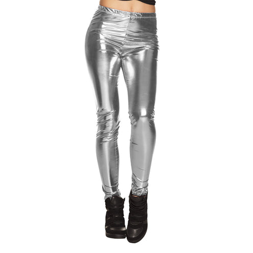 Boland Legging Metallic zilver Aimee