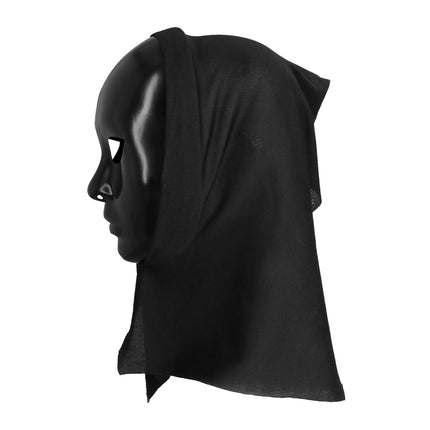 Boland Masker Mime met kap zwart