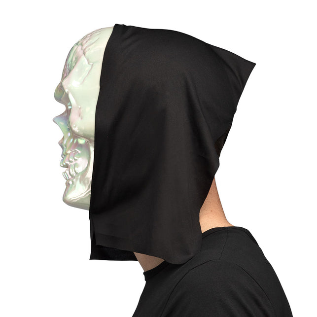 Boland Masker Skull pearl met kap