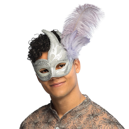 Boland Masker Venice prezioso zilver