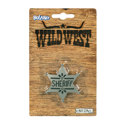 Boland Metalen badge 'Sheriff'