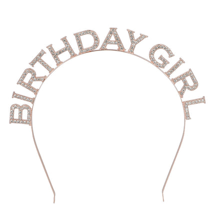 Boland Metalen diadeem 'Birthday girl'
