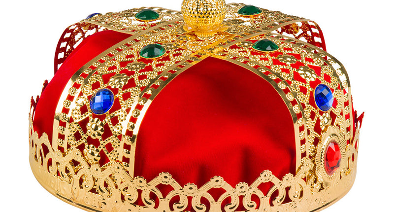 Boland Metalen kroon Royal king de luxe koning