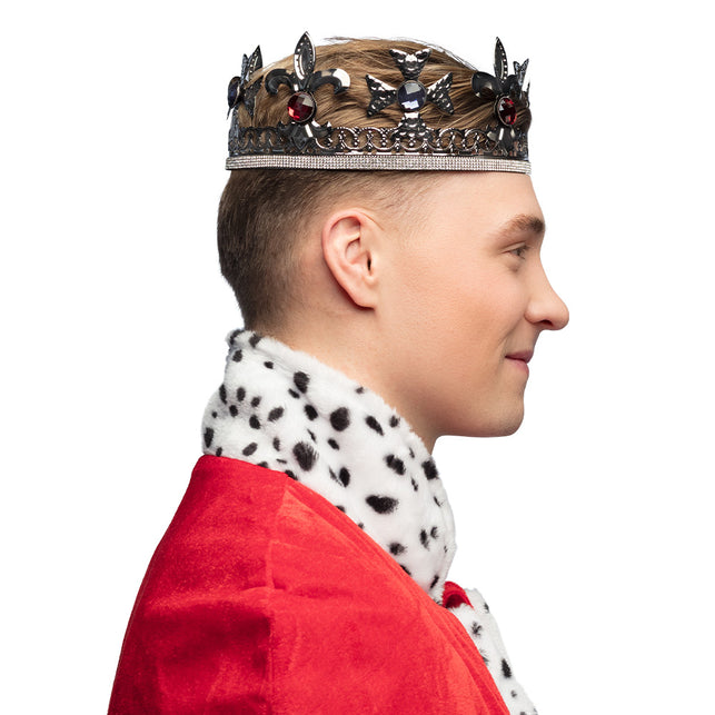 Boland Metalen kroon Royal king zilver