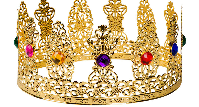 Boland Metalen kroon Royal queen koningin