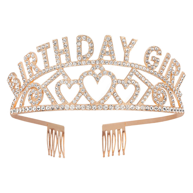 Boland Metalen tiara 'Birthday girl'