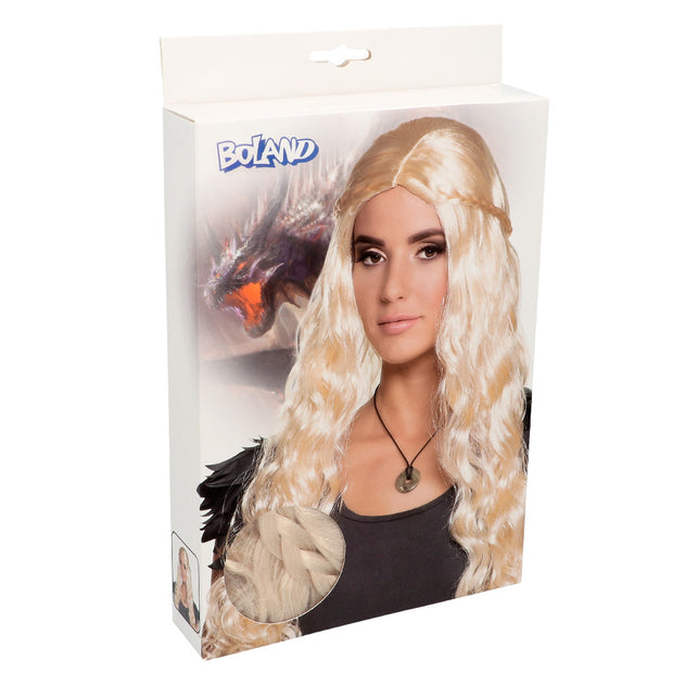 Boland Moeder natuur pruik blond lang