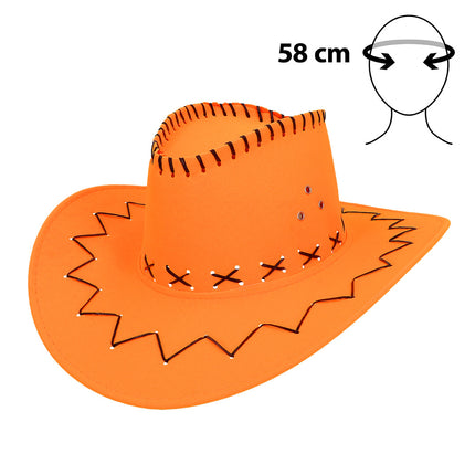 Boland Neon cowboyhoed Savanne neonoranje (UV)