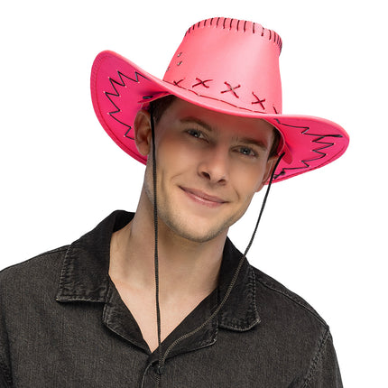 Boland Neon cowboyhoed Savanne neonroze (UV)