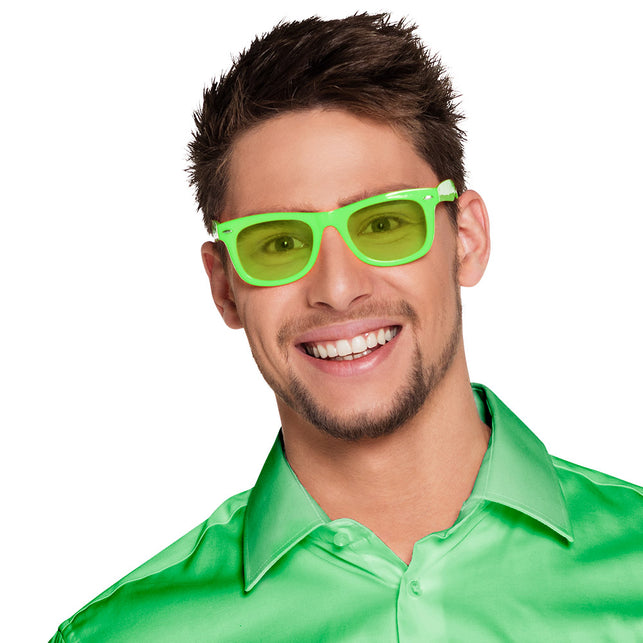 Boland Neon groene bril Dance