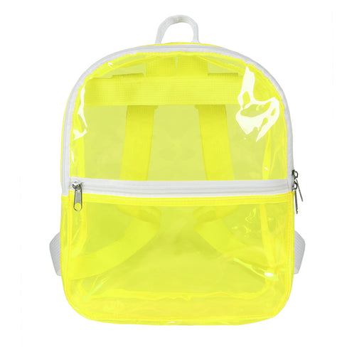 Boland Neongeel transparante rugzak Clarity (festival)