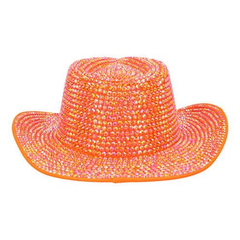 Boland Neonoranje cowboyhoed Aurora (UV western hoed)