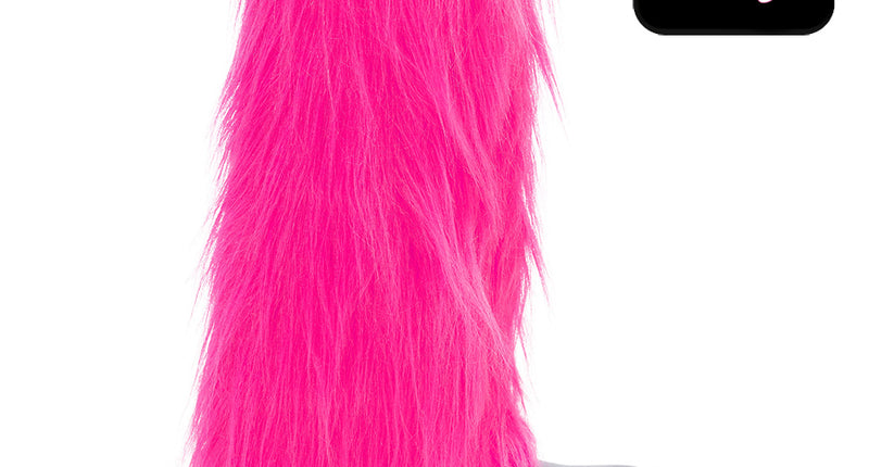 Boland Neonroze beenwarmers Rave dames (UV, eenheidsmaat)