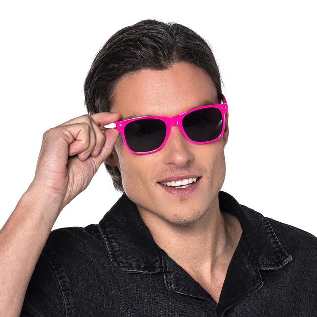 Boland Neonroze partybril Pop (UV festival bril)