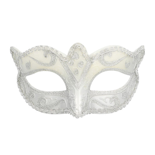 Boland Oogmasker Venice felina zilver