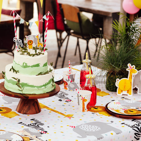 Boland Papieren tafelkleed Safari