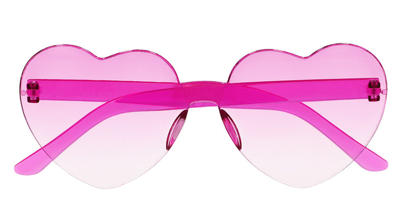 Boland Partybril Festival hartjes roze