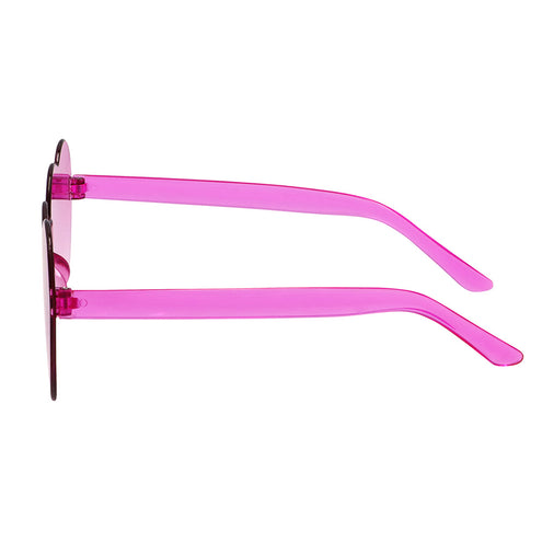 Boland Partybril Festival hartjes roze