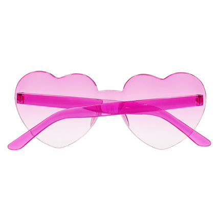 Boland Partybril Festival hartjes roze