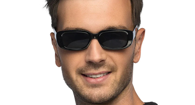 Boland Partybril Techno zwart