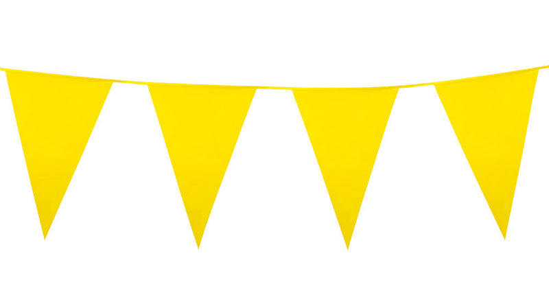 Boland PE reuzenvlaggenlijn geel