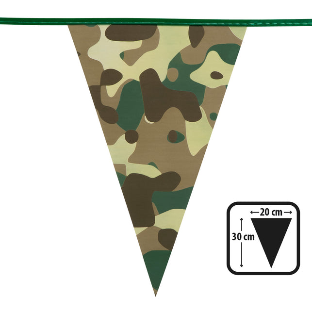 Boland PE vlaggenlijn Camouflage