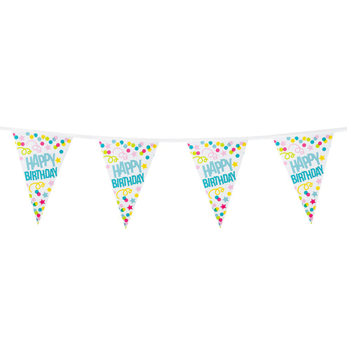 Boland PE vlaggenlijn 'Happy birthday'