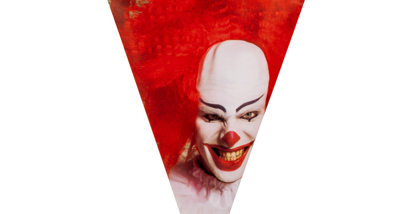 Boland PE vlaggenlijn Horror clown