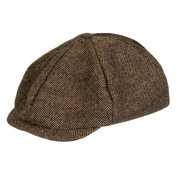 Boland Peaky blinders pet plat bruin