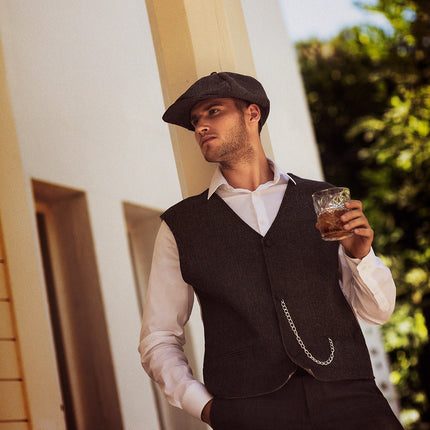 Boland Peaky Blinders pet plat grijs