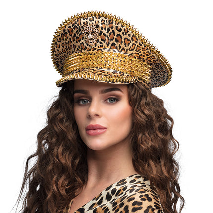 Boland Pet panter print goud Panthera